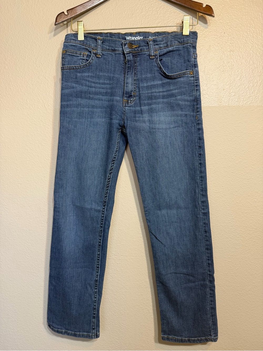 Wrangler boys Medium Blue Straight Jeans